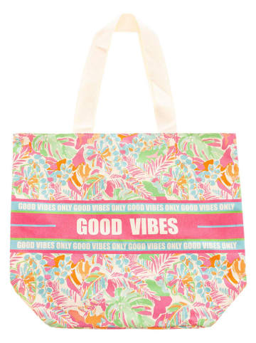 Zwillingsherz Shopper bag "Good Vibes" ze wzorem - 36 x 46 cm