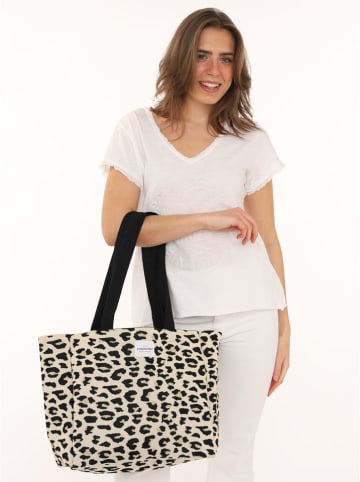 Zwillingsherz Shopper "Leo" beige - (B)32 x (H)34 cm