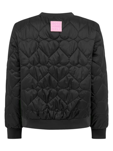 Zwillingsherz Bomberjack "Be Happy" zwart