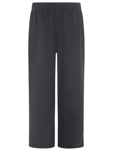 Zwillingsherz Muślinowe spodnie w kolorze czarnym