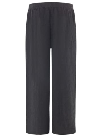 Zwillingsherz Musselin-Hose in Schwarz