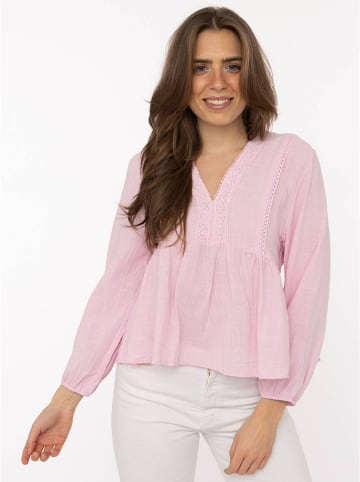 Zwillingsherz Bluse in Rosa