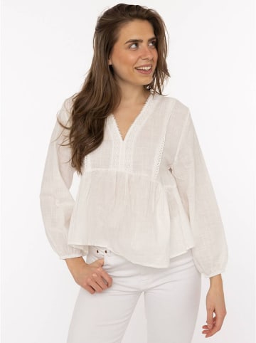 Zwillingsherz Bluse in Weiß