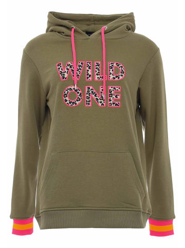 Zwillingsherz Bluza "Dorota" w kolorze khaki