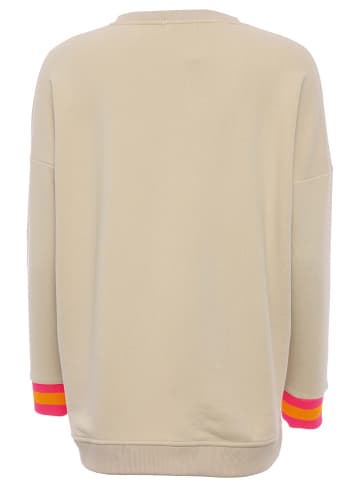 Zwillingsherz Sweatshirt "Mascha" in Beige