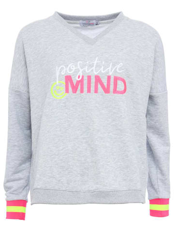 Zwillingsherz Sweatshirt "Talisa" lichtgrijs