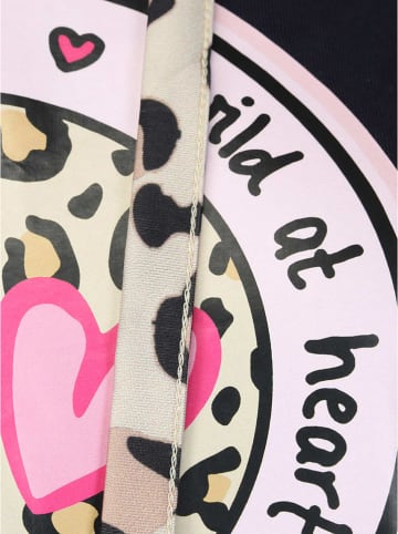 Zwillingsherz Hoodie "Kelly" in Schwarz