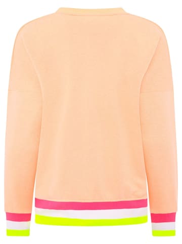 Zwillingsherz Sweatshirt "Moin" in Peach