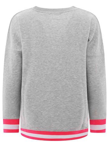 Zwillingsherz Sweatshirt "Moin" in Grau
