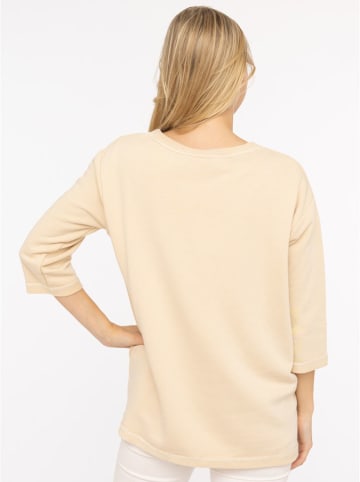 Zwillingsherz Longsleeve "Smile" beige