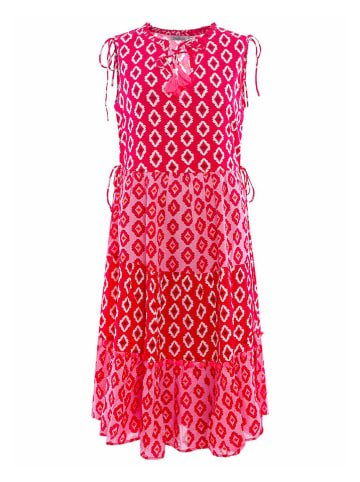 Zwillingsherz Jurk "Lise" roze/rood