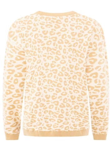 Zwillingsherz Trui " Gestrickter-Leo" beige