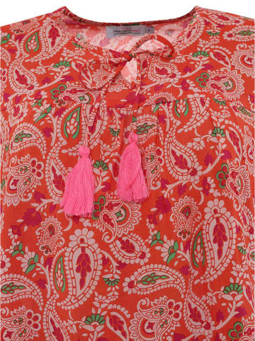 Zwillingsherz Bluse "Paisley Traum" in Rot