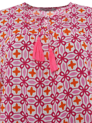 Zwillingsherz Blouse "Grafisch Classic" roze