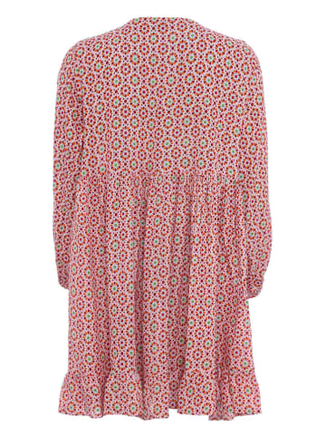 Zwillingsherz Kleid "Rosalind" in Rosa/ Bunt