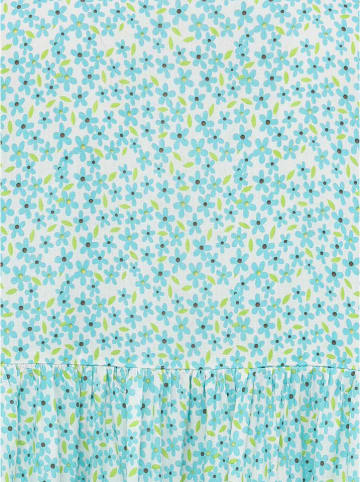 Zwillingsherz Jurk "Zita" lichtblauw/wit