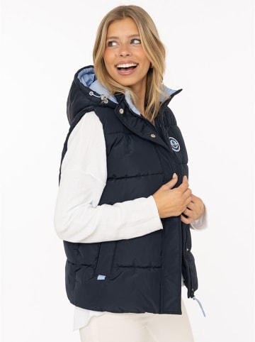 Zwillingsherz Steppweste "Strandglück" in Dunkelblau