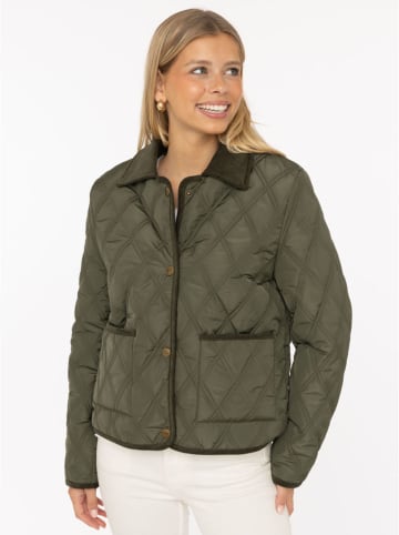 Zwillingsherz Steppjacke "Classic" in Khaki