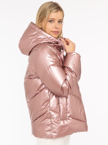 Zwillingsherz Steppjacke in Rosa