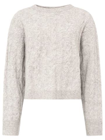 Zwillingsherz Pullover in Grau