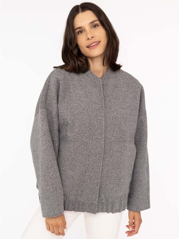 Zwillingsherz Blouson "Cozy" in Grau