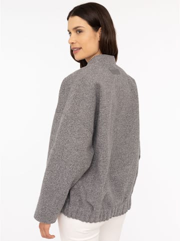 Zwillingsherz Blouson "Cozy" in Grau