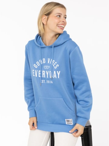 Zwillingsherz Hoodie "Everyday" in Hellblau