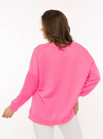 Zwillingsherz Trui "Happiness Vibes" roze