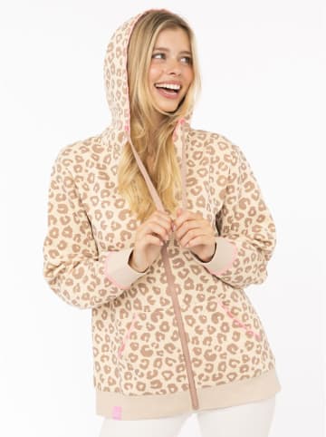 Zwillingsherz Hoodie "Soft Leo" beige