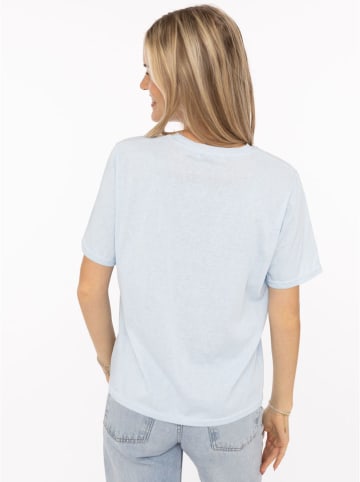 Zwillingsherz Shirt "Herz" lichtblauw