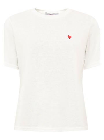 Zwillingsherz Shirt "Herz" wit