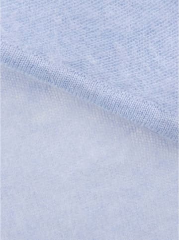 Zwillingsherz Kasjmieren sjaal lichtblauw - (L)85 x (B)35 cm