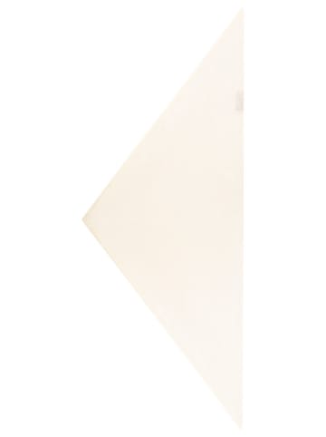 Zwillingsherz Kaschmir-Halstuch in Creme - (L)85 x (B)35 cm