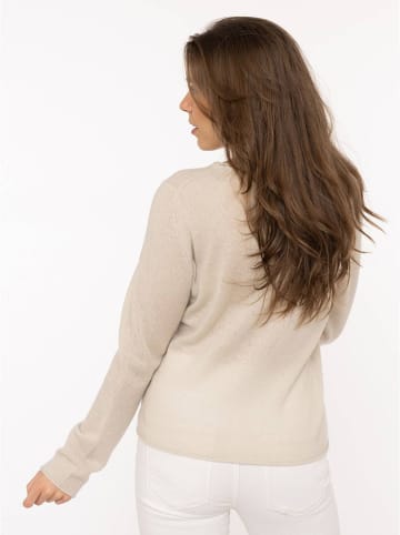 Zwillingsherz Pullover in Beige
