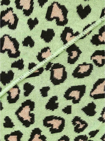 Zwillingsherz Dreieckstuch "Leo Herzi" in Grün - (L)200 x (B)100 cm