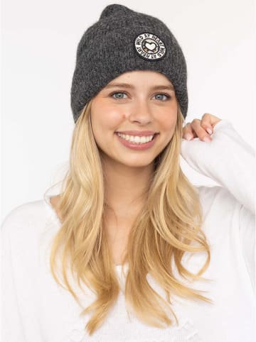 Zwillingsherz Mütze "Wild at Heart" in Anthrazit