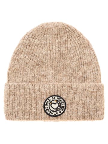 Zwillingsherz Muts "Wild at Heart" beige