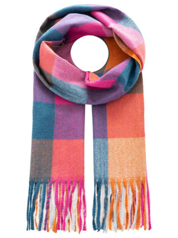 Zwillingsherz Schal in Bunt - (L)200 x (B)33 cm