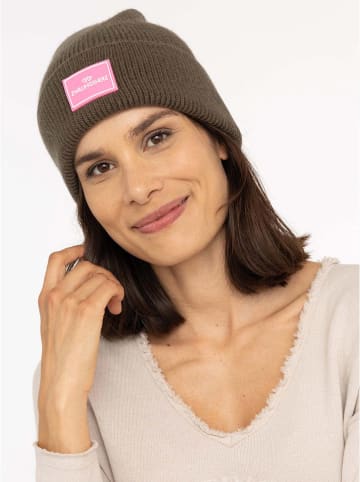 Zwillingsherz Muts "Zwillingsherz" kaki