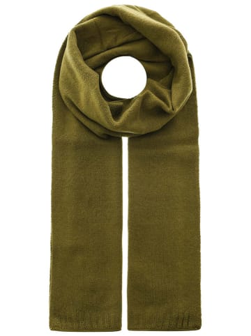 Zwillingsherz Kasjmieren sjaal kaki - (L)180 x (B)28 cm