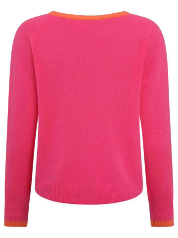 Zwillingsherz Kaschmir-Pullover in Pink