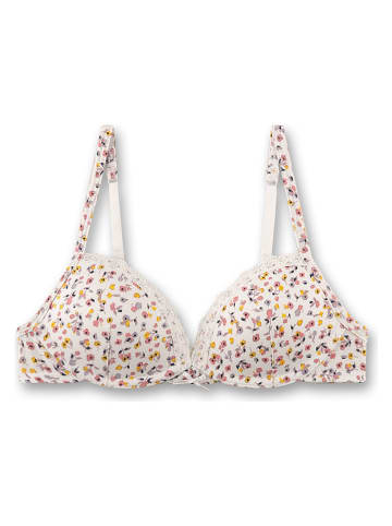 Sanetta Schalen-BH in Weiß/ Bunt