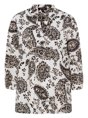 More & More Blouse wit/zwart