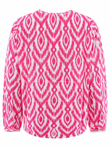 Zwillingsherz Bluse "Aquarell Ovale" in Pink