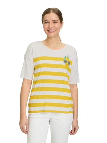 Betty Barclay Shirt in Gelb/Weiss