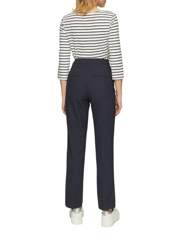 s.Oliver BLACK LABEL Longsleeve in Weiß/ Schwarz