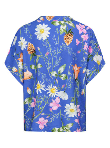 Sublevel Bluse in Blau/ Bunt