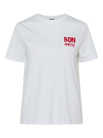 Pieces Shirt "Talia" in Weiß