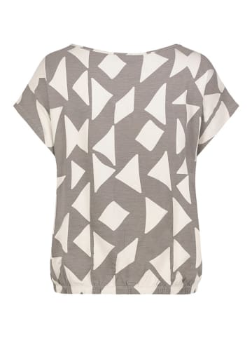 Sublevel Koszulka w kolorze szaro-białym