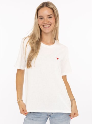 Zwillingsherz Shirt "Herz" in Weiß